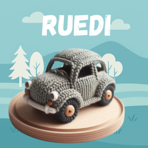 Ruedi – Auto Mini Amigurumi